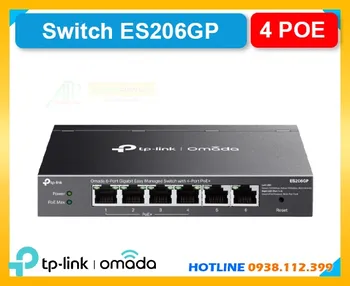 switch poe tp-link es206gp, bộ chia mạng es206gp, switch gigabit tp-link es206gp, bộ chia poe tp-link es206gp, switch omada tp-link es206gp, switch tp-link 4 poe es206gp, bộ chia tp-link es206gp