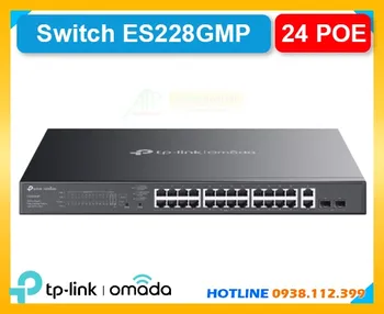 TP-Link ES228GMP Switch PoE, Switch TP-Link ES228GMP Gigabit, TP-Link ES228GMP quản lý Omada, Mua Switch TP-Link ES228GMP, TP-Link ES228GMP PoE 24 Port, Switch Layer2 TP-Link ES228GMP, Giá Switch TP-Link ES228GM, Switch Omada chính hãng