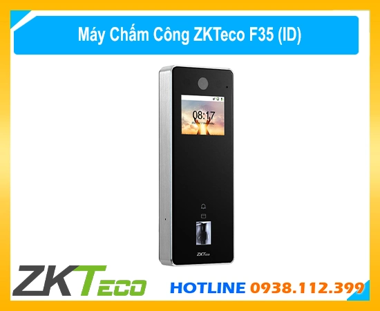 Máy chấm công vân tay ZKTeco F35 (ID), Máy chấm công ZKTeco F35 (ID), ZKTeco F35 (ID), Lắp Máy Chấm Công ZKTeco F35 (ID) Tận Nơi, ZKTeco F35 (ID) giá bao nhiêu, Xác thực vân tay ZKTeco F35 (ID), Nhận diện vân tay ZKTeco F35 (ID) 