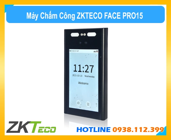máy chấm công khuôn mặt FacePro15, máy FacePro15, máy chấm công FacePro15, máy nhận diện khuôn mặt FacePro15, máy quét khuôn mặt FacePro15, máy chấm công nhận diện khuôn mặt FacePro15, máy FacePro15 ZKTeco