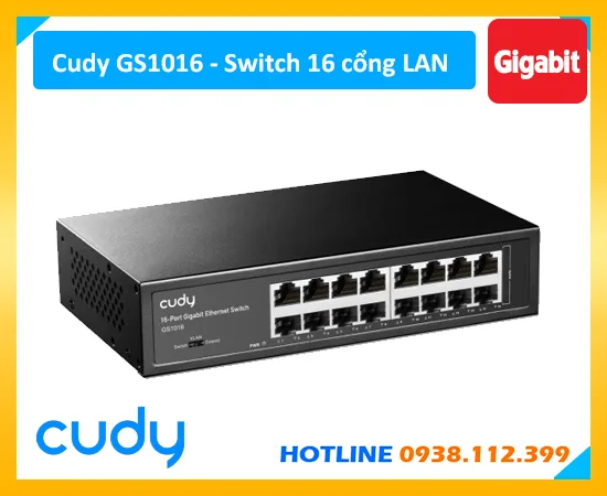 GS1016, cudy GS1016, GS1016 cudy, switch GS1016, switch 16 port GS1016, switch cudy GS1016, bộ chuyển mạch GS1016, giá bán GS1016, 