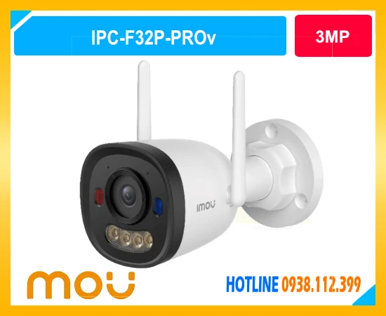 Camera IMOU Bullet 2C Pro 3MP,Camera WiFi ngoài trời 3MP,Camera AI phát hiện người và xe,Camera chống nước IP67 IMOU,Camera WiFi 6 ngoài trời