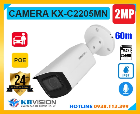 KX-C2205MN Camera Ghi Âm KBVISION (2MP), camera quan sát KX-C2205MN, lắp đặt camera KX-C2205MN, lắp camera KX-C2205MN giá rẻ, camera ghi âm KX-C2205MN, camera KX-C2205MN chính hãng, camera ngoài trời KX-C2205MN, KX-C2205MN, camera KX-C2205MN giá rẻ,
