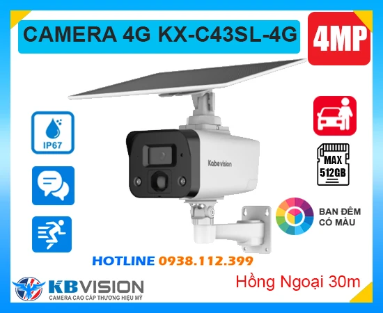 Camera 4G KBVISION KX-C43SL-4G (4MP), camera quan sát KBVISION KX-C43SL-4G, camera dùng sim 4G KBVISION KX-C43SL-4G, camera chính hãng KBVISION KX-C43SL-4G, lắp đặt camera KBVISION KX-C43SL-4G, lắp camera KBVISION KX-C43SL-4G giá rẻ, camera KBVISION KX-C43SL-4G,