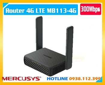 Mercusys MB113-4G, Bộ phát Router 4G LTE Mercusys MB113-4G, Router 4G Mercusys MB113-4G, Router WiFi 300Mbps MB113-4G, Router cắm SIM Mercusys, Router 4G LTE Cat4 MB113-4G, Bộ phát WiFi 4G Mercusys, MB113-4G