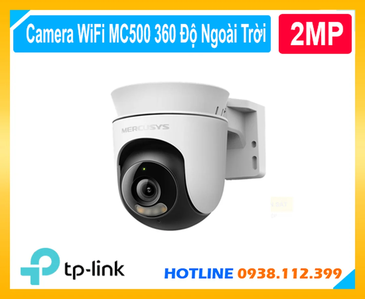 TP-Link MC500, Camera TP-Link MC500, Camera Wi-Fi MC500, camera MC500 1080p, camera MC500 Full HD, camera WiFi 1080p ngoài trời, camera quay quét 360 độ,MC500
