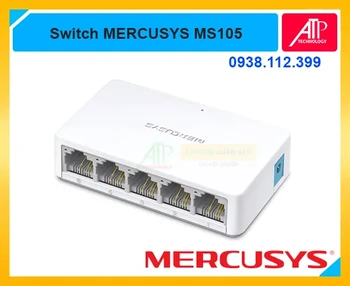 MS105 Switch Fast Ethernet 5 cổng, Mercusys MS105 chính hãng, MS105 Switch mạng gia đình, MS105 Switch để bàn nhỏ gọn, MS105 Plug and Play không cần cấu hình, MS105 Switch chia mạng 10/100Mbps, MS105 hỗ trợ Auto MDI MDIX, MS105 thiết bị mở rộng mạng LAN