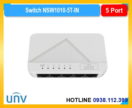 NSW1010-5T-IN, Switch 5 cổng 100Mbps NSW1010-5T-IN, Switch mạng NSW1010-5T-IN, Bộ chia mạng NSW1010-5T-IN, Switch Ethernet 5 port NSW1010-5T-IN, Thiết bị chuyển mạch NSW1010-5T-IN, Switch mini NSW1010-5T-IN, Switch mạng gia đình NSW1010-5T-IN