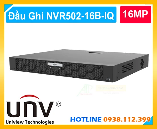 Đầu Ghi NVR502-16B-IQ,NVR502-16B-IQ chính hãng,NVR502-16B-IQ giá kỹ thuật,Thông số NVR502 16B IQ,Nơi Bán NVR502-16B-IQ ,Giá Bán NVR502-16B-IQ