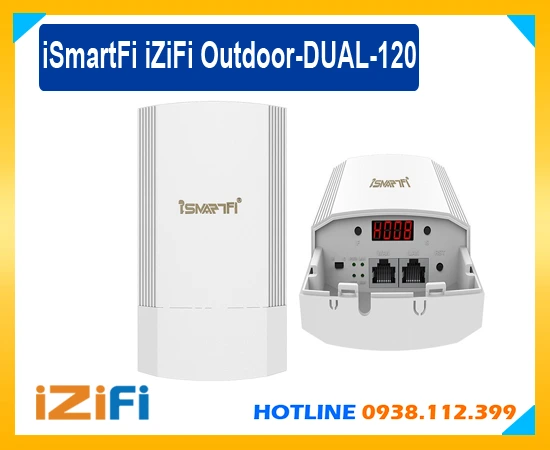 iSmartFi Outdoor-DUAL-120,Thiết bị iSmartFi combo Outdoor-DUAL-120, router iSmartFi combo Outdoor-DUAL-120, Thiết bị iSmartFi combo Outdoor-DUAL-120 chính hãng, Thiết bị iSmartFi combo Outdoor-DUAL-120 giá rẻ , công ty bán Thiết bị iSmartFi combo Outdoor-DUAL-120