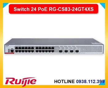 RG-CS83-24GT4XS chính hãng, Ruijie RG-CS83-24GT4XS, RG-CS83-24GT4XS Layer3, RG-CS83-24GT4XS Gigabit, RG-CS83-24GT4XS campus, RG-CS83-24GT4XS 10GE, RG-CS83-24GT4XS