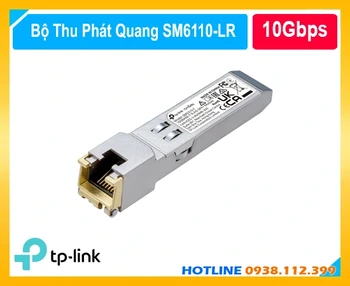 Module Thu Phát Quang TP-Link SM6110-LR là giải pháp kết nối quang tốc độ cao dành cho hệ thống mạng doanh nghiệp hỗ trợ chuẩn 25GBase-LR SFP28 LC tương thích cả khe cắm SFP+ và SFP28
