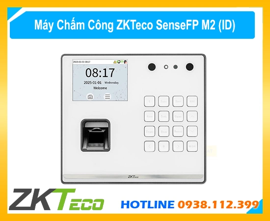 Máy Chấm Công ZKTeco SenseFP M2 (ID), Thiết bị chấm công ZKTeco SenseFP M2 (ID), ZKTeco SenseFP M2 (ID), Máy chấm công vân tay ZKTeco SenseFP M2 (ID), Máy chấm công thẻ từ ZKTeco SenseFP M2 (ID), Máy chấm công mật khẩu ZKTeco SenseFP M2 (ID), ZKTeco SenseFP M2 (ID) chính hãng 