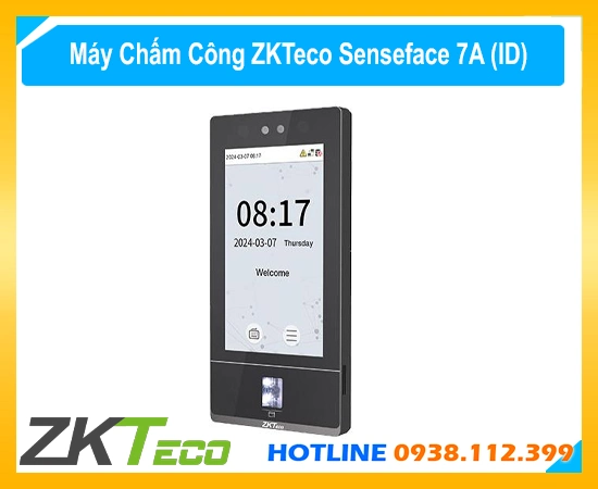 SenseFace 7A (ID), Lắp đặt SenseFace 7A (ID), Máy Chấm Công SenseFace 7A (ID), ZKTeco SenseFace 7A (ID), Máy Chấm Công SenseFace 7A (ID), Lắp máy Chấm Công SenseFace 7A (ID), Máy Chấm Công SenseFace 7A (ID) giá rẻ 