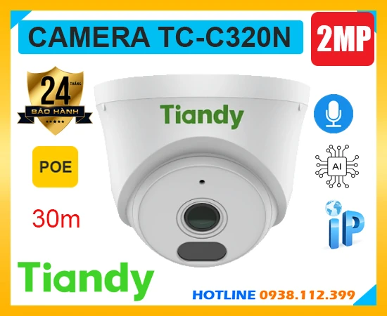 Camera TIANDY TC-C320N (2MP), camera quan sát TC-C320N, lắp đặt camera TIANDY TC-C320N, TIANDY TC-C320N, lắp camera TC-C320N giá rẻ, camera TC-C320N, TC-C320N, camera ghi âm TC-C320N, camera trong nhà TC-C320N, camera chính hãng TIANDY TC-C320N,