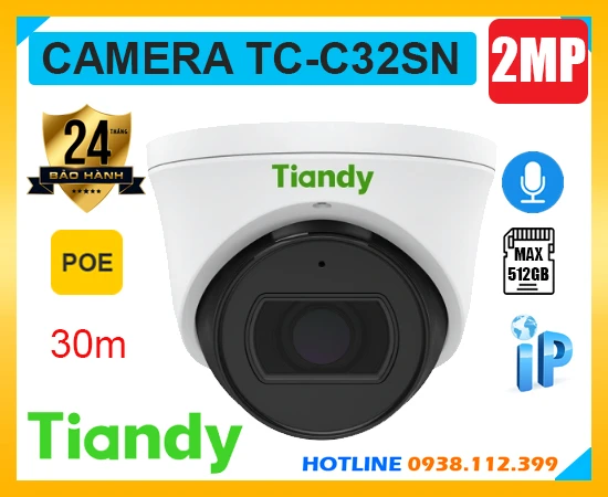 Camera Ghi Âm TIANDY TC-C32SN (2MP), camera quan sát TIANDY TC-C32SN, TIANDY TC-C32SN, TC-C32SN, lắp đặt camera TIANDY TC-C32SN, lắp camera TIANDY TC-C32SN giá rẻ, camera TIANDY TC-C32SN giá rẻ, camera ghi âm TIANDY TC-C32SN, camera trong nhà TIANDY TC-C32SN,