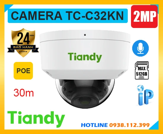 Camera TIANDY TC-C32KN (2MP), camera quan sát TIANDY TC-C32KN, camera chính hãng TIANDY TC-C32KN, lắp đặt camera TIANDY TC-C32KN, lắp camera TIANDY TC-C32KN giá rẻ, camera TIANDY TC-C32KN giá rẻ, camera ghi âm TIANDY TC-C32KN, camera trong nhà TIANDY TC-C32KN,