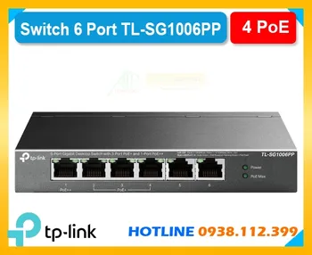Switch TP-Link TL-SG1006PP 6 cổng,TL-SG1006PP, Switch PoE TP-Link TL-SG1006PP, TP-Link TL-SG1006PP, Bộ chia TP-Link TL-SG1006PP, TP-Link TL-SG1006PP Gigabit PoE, TL-SG1006PP Switch 6 Port, switch chính hãng, switch giá rẻ