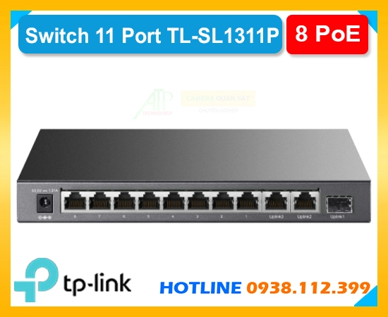 TL-SL1311P PoE, Switch TL-SL1311P, Bộ chia mạng TL-SL1311P Extend, TL-SL1311P switch,tp-link TL-SL1311P, TL-SL1311P chính  hãng, TL-SL1311P giá rẻ,