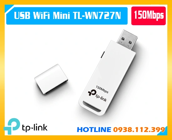 USB WiFi Chuẩn N TP-Link TL-WN727N, TP-Link TL-WN727N, USB WiFi TL-WN727N, USB WiFi 150Mbps TP-Link TL-WN727N, Bộ chuyển đổi USB WiFi TL-WN727N, USB WiFi chuẩn N TL-WN727N, USB mạng không dây TP-Link TL-WN727N, Card WiFi USB TP-Link TL-WN727N
