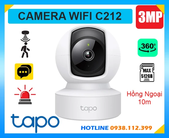 Camera Quay Xoay Không Dây Tapo C212, Tapo C212, C212, camera không dây Tapo C212, lắp đặt camera wifi Tapo C212, camera quan sát Tapo C212, lắp camera Tapo C212 giá rẻ, camera wifi Tapo C212, lắp camera trong nhà Tapo C212, camera chính hãng Tapo C212,