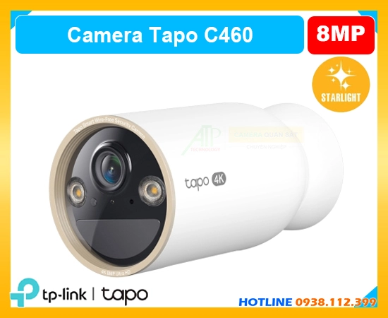 Tapo-C460,Tapo-C460 rẻ nhất,Tapo-C460 tốt nhất,công nghê Tapo-C460 Wifi Không Dây với chức năng Giám sát ban đêm thông minh với trang bị ánh led hoặc hồng ngoại ,sale Tapo-C460,Giá Tapo-C460 8.0 megapixel