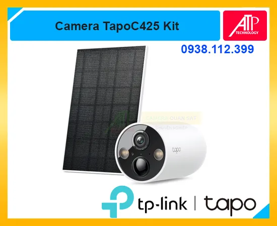 camera Tapo C425 Kit, Tapo C425 Kit giá tốt, camera năng lượng mặt trời Tapo, camera Tapo C425 2K, Tapo C425 dùng pin, camera không dây ngoài trời, camera Tapo chống nước IP66, Tapo C425 AI thông minh, mua Tapo C425 Kit chính hãng