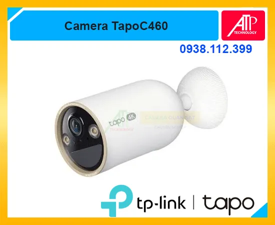 Tapo C460, camera Tapo C460, camera WiFi ngoài trời Tapo, camera Tapo C460 4K 8MP, camera Tapo dùng pin 10000mAh, camera an ninh phát hiện AI, Tapo C460 chính hãng, giá Tapo C460, mua Tapo C460 giá rẻ