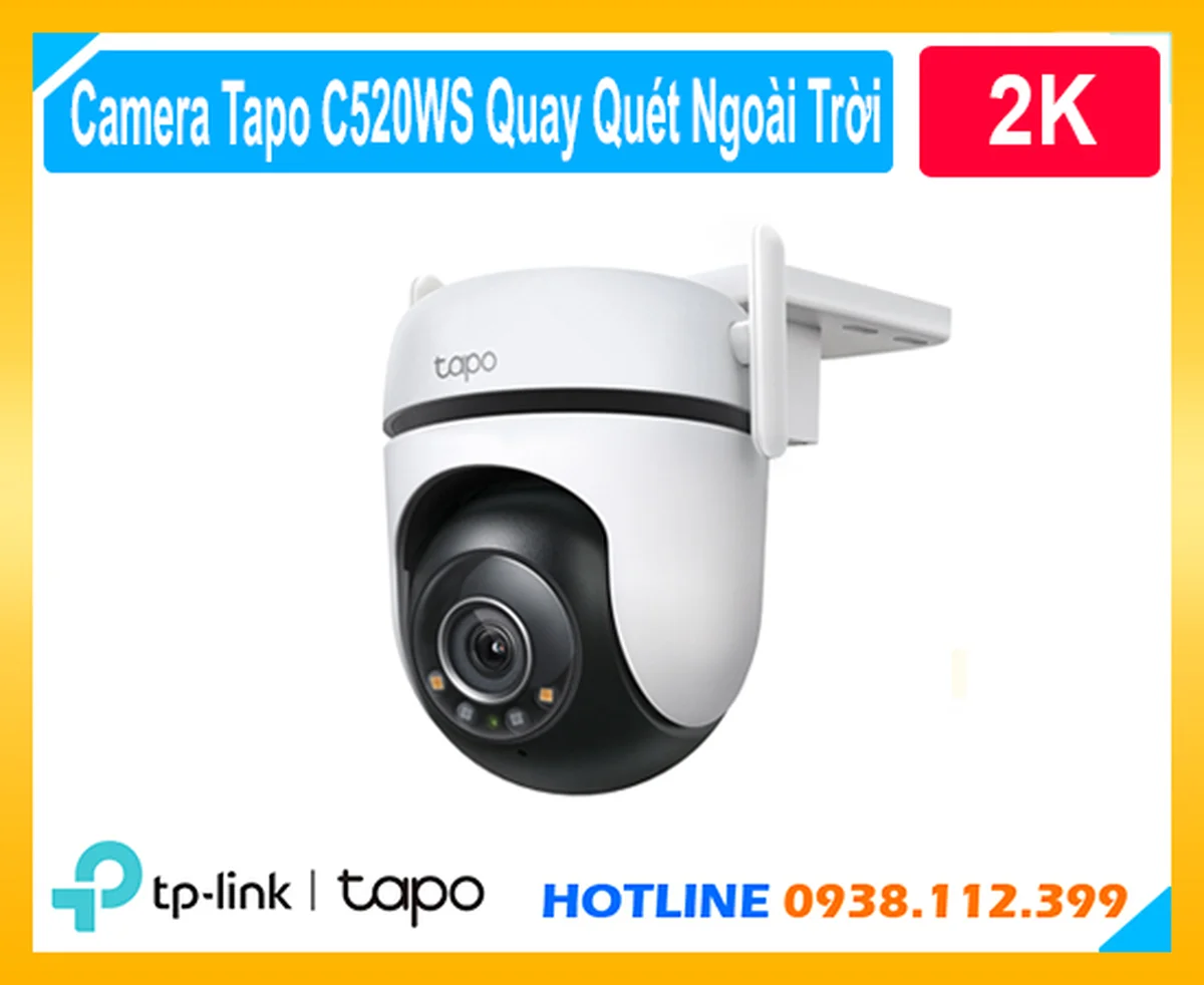 Tapo C520WS, Camera Tapo C520WS, Camera TP-Link Tapo C520WS, camera Tapo C520WS, camera Wi-Fi C520WS ngoài trời, camera WiFi 360 độ ngoài trời,thông số C520WS