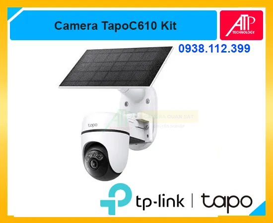 Tapo C610 KIT, camera Tapo C610 KIT, camera năng lượng mặt trời Tapo, camera WiFi ngoài trời Tapo, camera Tapo dùng pin, camera an ninh phát hiện AI, Tapo C610 KIT chính hãng, giá Tapo C610 KIT, mua Tapo C610 KIT giá rẻ
