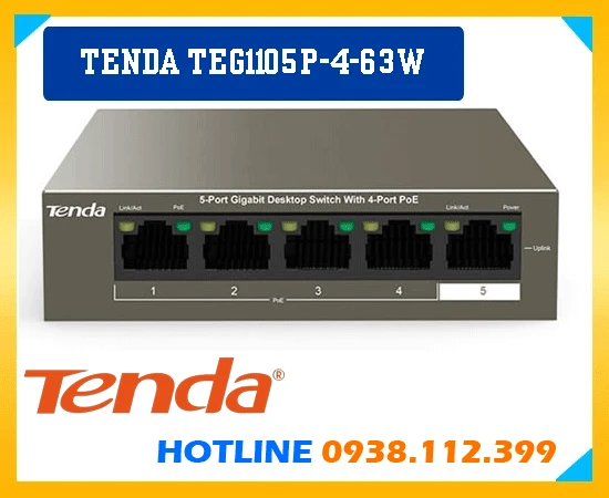 Tenda TEG1105P-4-63W,Tenda TEG1105P-4-63W rẻ nhất,Tenda TEG1105P-4-63W bán chạy nhất,chức năng Tenda TEG1105P-4-63W,sale Tenda TEG1105P-4-63W,Giá Tenda TEG1105P-4-63W