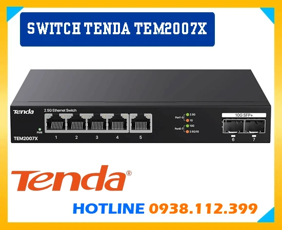 Tenda TEM2007X,Tenda TEM2007X Tốt nhấtTenda TEM2007X mới,Tenda TEM2007X,Giá Bán Tenda TEM2007X, switch Tenda TEM2007X, Tenda TEM2007X giá rẻ chất lượng, switch 5 port Tenda TEM2007X