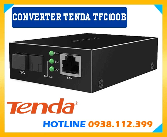 Tenda TFC100B,phân phối Tenda TFC100B,Công ty bán Tenda TFC100B,Tenda TFC100B rẻ nhất,Tenda TFC100B Công Nghệ Mớ, converter Tenda TFC100B giá rẻ, TFC100B