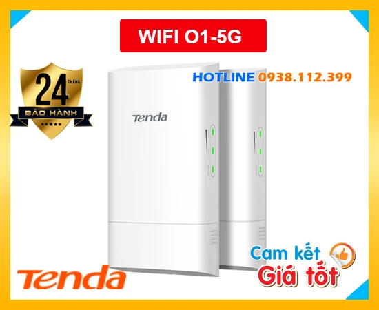 Thiết Bị Mạng - Router Wifi Ngoài Trời Tenda O1-5G, Router Wifi Ngoài Trời Tenda O1-5G, Tenda O1-5G, Router Wifi Tenda O1-5G, lắp đặt Router Wifi Tenda O1-5G, phát wifi CPE ngoài trời Tenda O1-5G, O1-5G, 