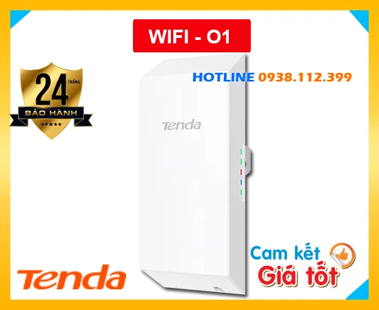Thiết Bị Mạng - Router Wifi Ngoài Trời Tenda O1, Router Wifi Ngoài Trời Tenda O1, Tenda O1, wifi ngoài trời Tenda O1, phát wifi CPE ngoài trời Tenda O1, Router Wifi Ngoài Trời Tenda O1 giá rẻ,