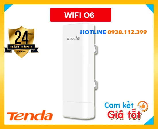 Thiết Bị Phát Wifi Ngoài Trời Tenda O6, Wifi Ngoài Trời Tenda O6, Tenda O6, lắp đặt wifi ngoài trời Tenda O6, wifi không dây ngoài trời Tenda O6, wifi ngoài trời Tenda O6 giá rẻ, thiết bị wifi Tenda O6 chính hãng,