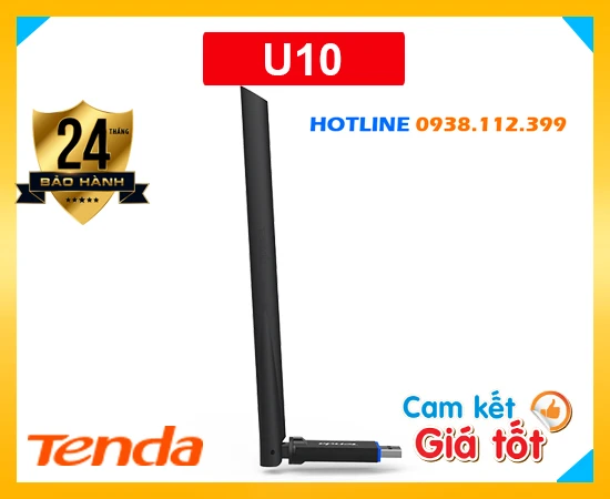 Bộ Chuyển Đổi USB Không Dây TENDA U10, TENDA U10, U10, Bộ chuyển đổi USB không dây băng tần kép TENDA U10, lắp đặt bộ chuyển đổi không dây TENDA U10, lắp bộ chuyển đổi TENDA U10 giá rẻ, bộ chuyển đổi không dây TENDA U10,
