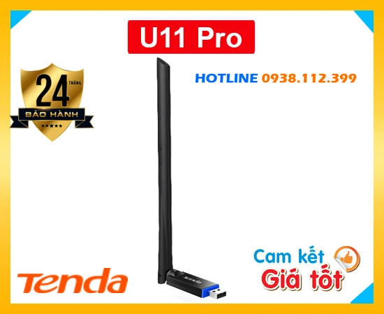 Bộ Chuyển Đổi USB Không Dây TENDA U11 PRO, TENDA U11 PRO, U11 PRO, bộ chuyển đổi USB TENDA U11 PRO, bộ chuyển đổi USB wifi 6 TENDA U11 PRO, TENDA U11 PRO giá rẻ, lắp đặt bộ chuyển đổi USB TENDA U11 PRO,