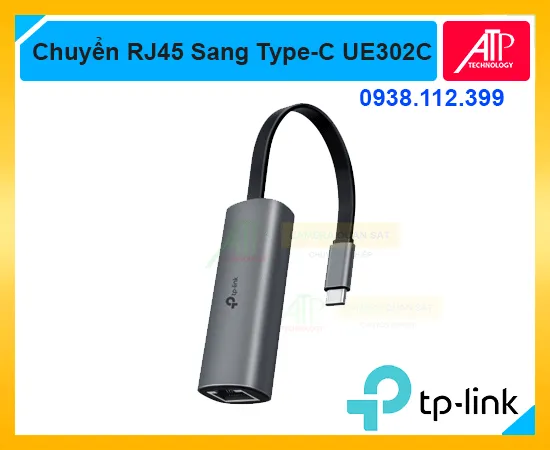 UE302C, USB Type-C sang Ethernet 2.5Gbps, bộ chuyển đổi mạng UE302C, adapter USB-C to LAN 2.5G, cáp chuyển USB-C sang RJ45, card mạng USB-C 2.5 Gigabit, TP-Link UE302C chính hãng, giá UE302C, mua UE302C giá rẻ
