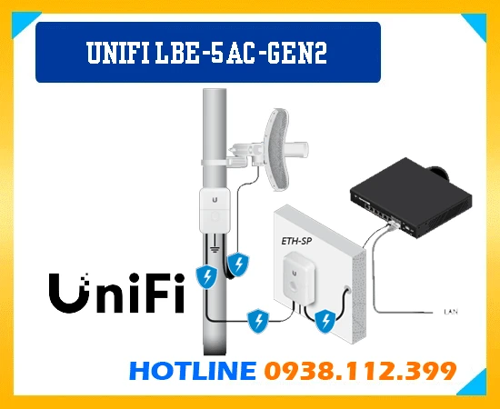 Thiết bị thu phát wifi UniFi LBE-5AC-Gen2, UniFi LBE-5AC-Gen2 giá rẻ, UniFi LBE-5AC-Gen2 chất lượng cao, UniFi LBE-5AC-Gen2 đáng tham khảo, sử dụng UniFi LBE-5AC-Gen2 chính hãng