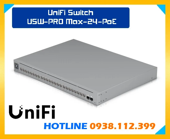 Modum Quản Lý Mạng,UniFi Switch USW-PRO Max-24-POE,Giá Bán ,UniFi Switch USW PRO Max 24 POE Giá Khuyến Mãi,Nơi bán UniFi Switch USW-PRO Max-24-POE,thông số UniFi Switch USW-PRO Max-24-POE,UniFi Switch USW-PRO Max-24-POE sale mạnh