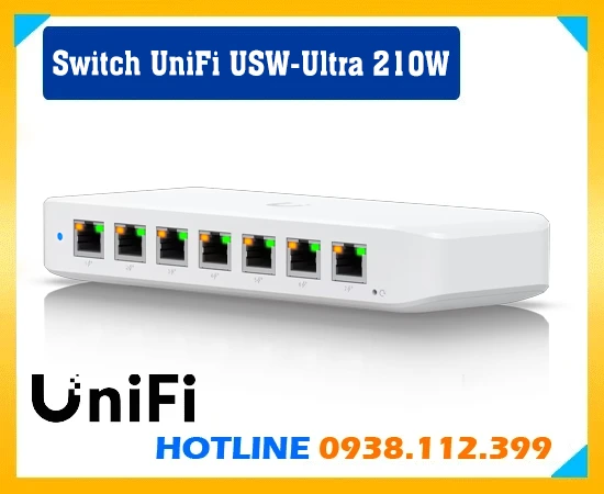 Bộ chuyển mạch UniFi USW-Ultra, Switch UniFi USW-Ultra 210W, UniFi USW-Ultra 210W, UniFi USW-Ultra 210W  Switch , USW-Ultra 210W  Switch Unifi ,Switch USW-Ultra 210W , USW-Ultra 210W 8 cổng, USW-Ultra 210W 8 port