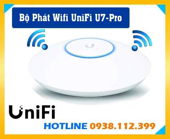 Bộ Phát Wifi UniFi U7-Pro, Router Wifi UniFi U7-Pro, UniFi U7-Pro, UniFi U7-Pro Bộ Phát Wifi, UniFi U7-Pro Router, Wifi UniFi U7-Pro, 