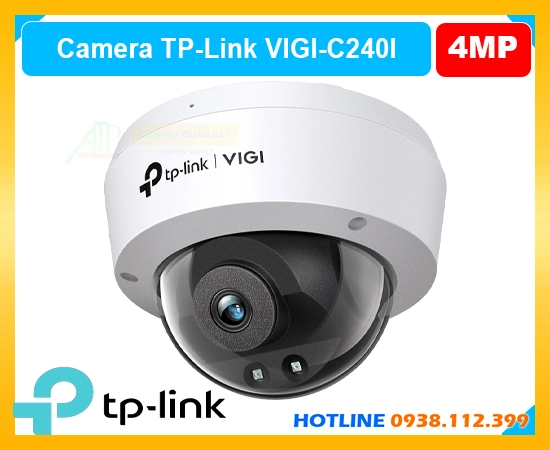 Camera VIGI C240I 4MP, VIGI C240I chống phá hoại, Dome TP-Link C240I, Camera AI VIGI C240I, VIGI C240I H.265+, Camera IP VIGI C240I, VIGI C240I PoE