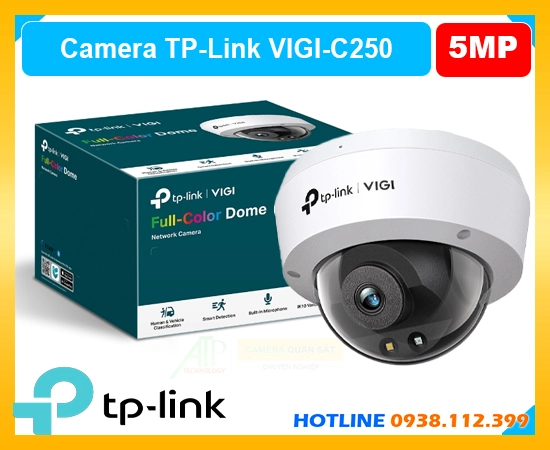 Camera VIGI C250 5MP ngoài trời, Camera VIGI C250 thu âm, Camera giám sát VIGI C250, Camera IP có màu VIGI C250, Camera an ninh VIGI C250, Camera chống nước VIGI C250, Camera ban đêm VIGI C250