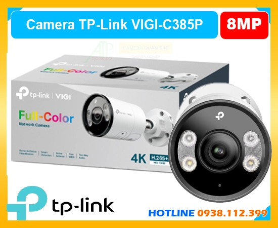 Đèn dùng năng lượng mặt trời camera ngoài trời VIGI C385P, camera thân dài 4K VIGI C385P, camera 8MP thu âm VIGI C385P, camera nhận diện người phương tiện VIGI C385P, camera bullet chống nước VIGI C385P, camera giám sát ban đêm VIGI C385P, camera VIGI C385P