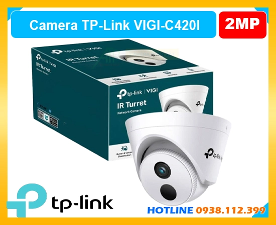 camera VIGI C420I 2MP, camera giám sát VIGI C420I 2MP, VIGI C420I 2MP ống kính 2.8mm, camera 2MP VIGI C420I, camera VIGI C420I phát hiện thông minh, camera PoE VIGI C420I 2MP, camera an ninh VIGI C420I 2MP