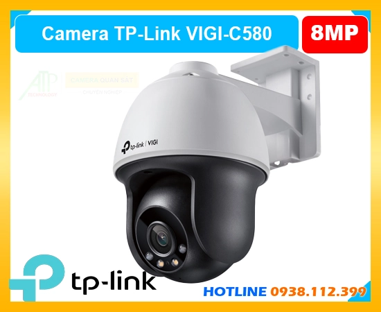 Camera giám sát VIGI C580, Camera ngoài trời VIGI C580, Camera AI VIGI C580, Camera hồng ngoại VIGI C580, Camera quan sát 8MP VIGI C580, Camera IP VIGI C580, Camera ghi hình 4K VIGI C580
