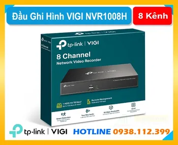 VIGI NVR1008H 8 Kênh, VIGI NVR1008H giá rẻ, VIGI NVR1008H chính hãng,Thiết bị lưu trữ VIGI NVR1008H, VIGI NVR1008H chuận nén H.265+,Đầu Ghi VIGI NVR1008H ONVIF, NVR1008H