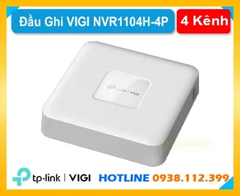 Đầu ghi IP VIGI NVR1104H-4P, Đầu ghi hình VIGI NVR1104H-4P, thiết bị lưu trữ VIGI NVR1104H-4P, VIGI NVR1104H-4P, VIGI NVR1104H-4P bộ ghi hình camera ip, VIGI